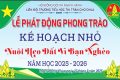 Phát động phong trào Kế hoạch nhỏ – Phong trào Nuôi heo đất vì bạn nghèo – Năm học 2025-2026