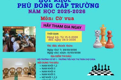 Mô hình trải nghiệm sáng tạo, trang bị kĩ năng số cho thiếu nhi thông qua tổ chức các giải đấu Thể dục thể thao cấp trường ứng dụng công nghệ số và Ngày hội STEM- Năm học 2025-2026