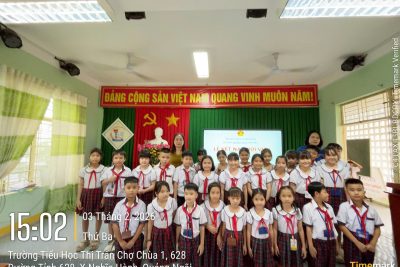 Lễ kết nạp Đội viên – Năm học 2025-2026